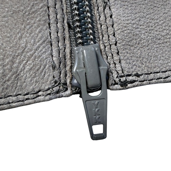 New Vagabond Gray Leather Chelsea Block Heel Ankle Boots Size EU 40 US 8.5 - Picture 6 of 8